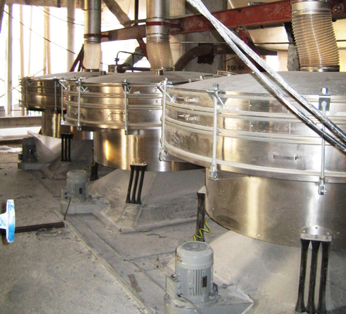 搖擺篩現(xiàn)場(chǎng)安裝